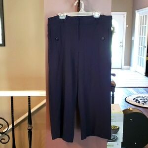 Wide leg Cropped pants